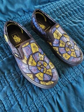 RARE Vans x Disney Nightmare Before Christmas Slip Ons